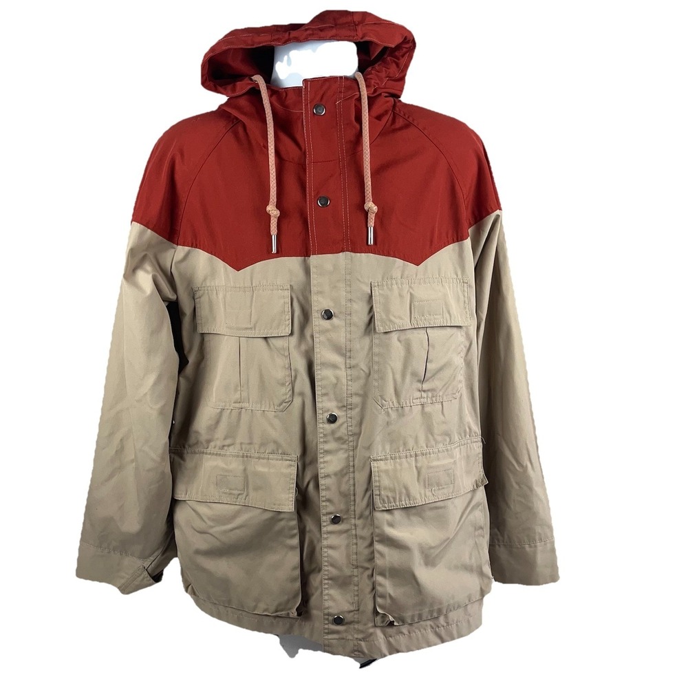 JC Penney‎ Vintage Western Yoke Hooded Parka Men's Medium